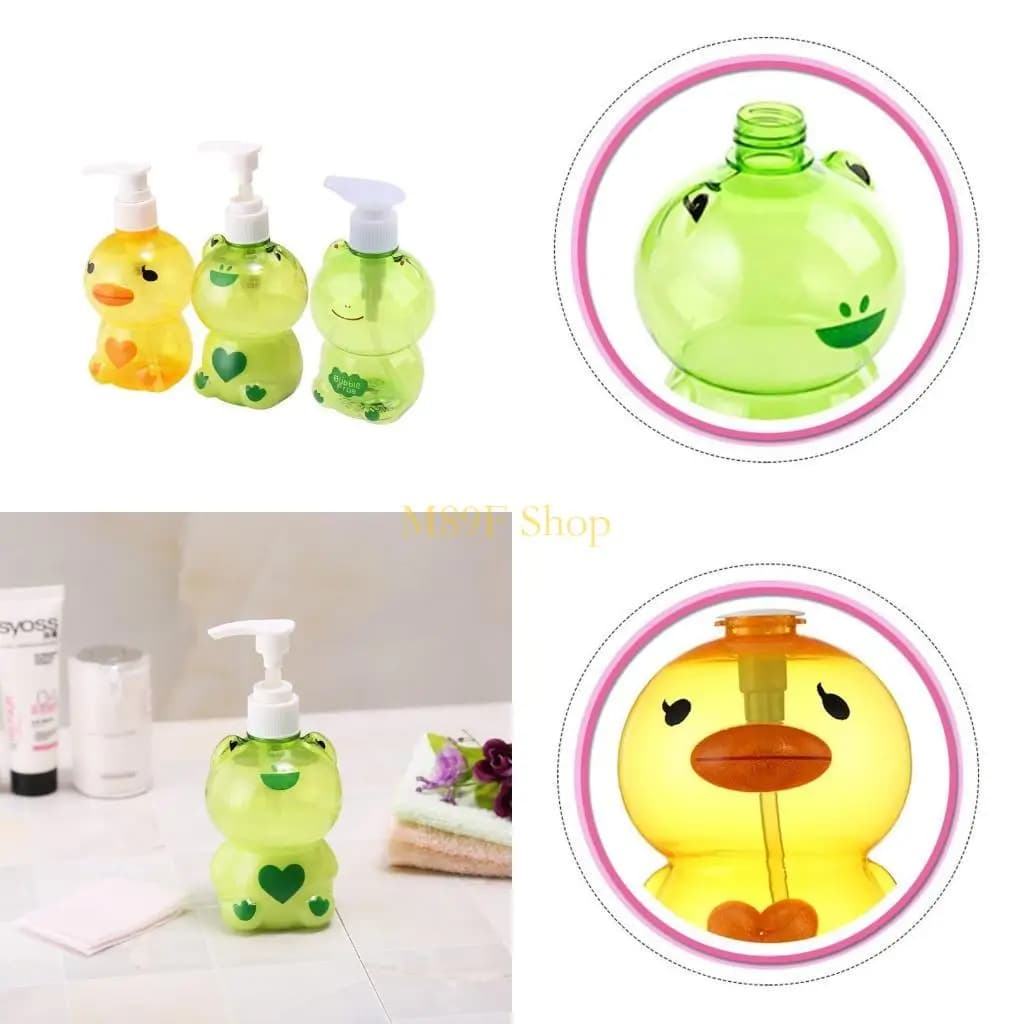 M89F 250 Distribuzione sapone portatile bambino carino animale per forma rana/anatra Pressa Tipo S
