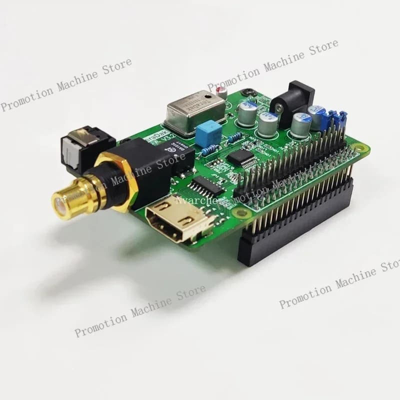 HDMI compatible digital audio card expansion decoding card I2S DSD512 for Raspberry pi4B Pi5