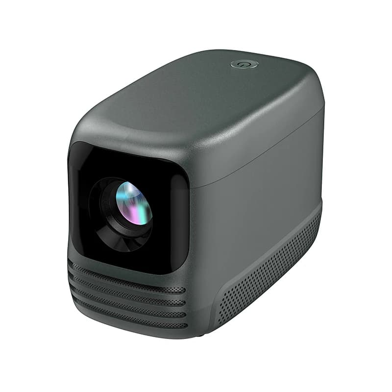 New Portable 1080P Smart Projector with Built-in Battery - Outdoor Wireless WiFi Screen Mirroring Home Cinema