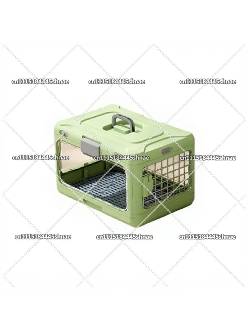 Foldable Pet Carrier Portable Cat Dog Airline Travel Box Breathable Handheld Pet Transport Bag for Car Outdoor Travel