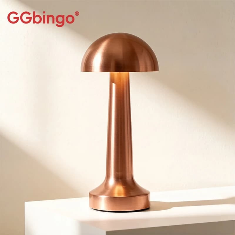 GGbingo Metal Desk Lamp 1200mAh 3 Color LED Desk Lamp Touch Control Brightness Light Table Light for Home&Office