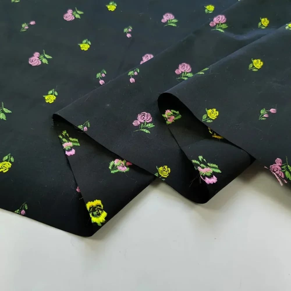 Yarn-dyed Jacquard Brocade Fabric European Brand Fashion Design Spring Summer Dress Windbreaker Clothing for Sew by the Meter