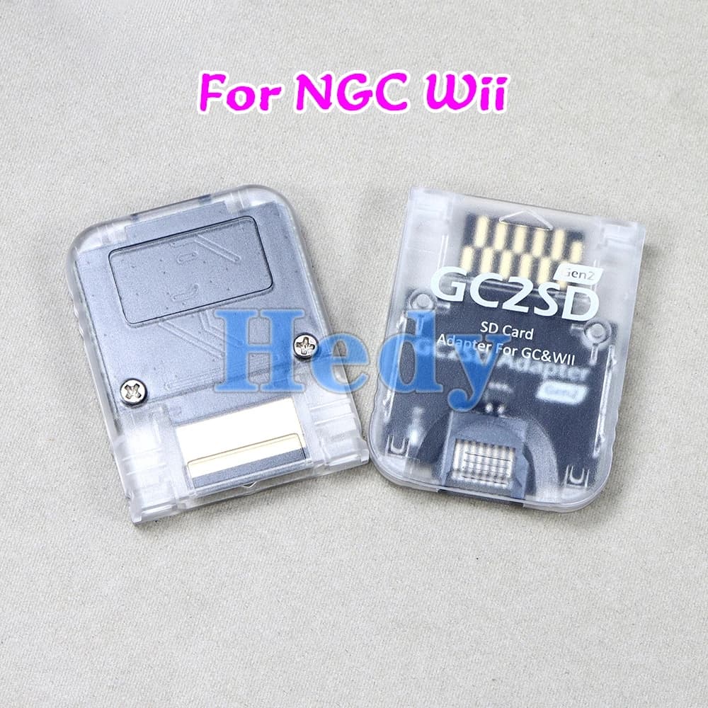 Adattatore RetroScaler GC2SD da GC a scheda SD, lettore di schede TF, per console NGC V2.0 e console Wii V2.