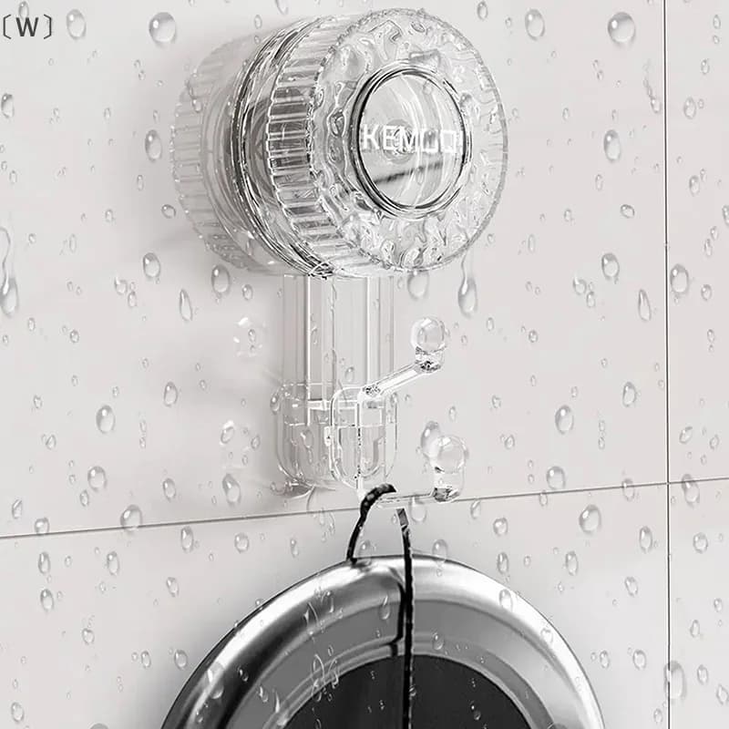 maveraW Potenti ganci a ventosa trasparenti riutilizzabili resistenti ganci a ventosa sottovuoto cucina bagno portaoggetti ganci per asciugamano