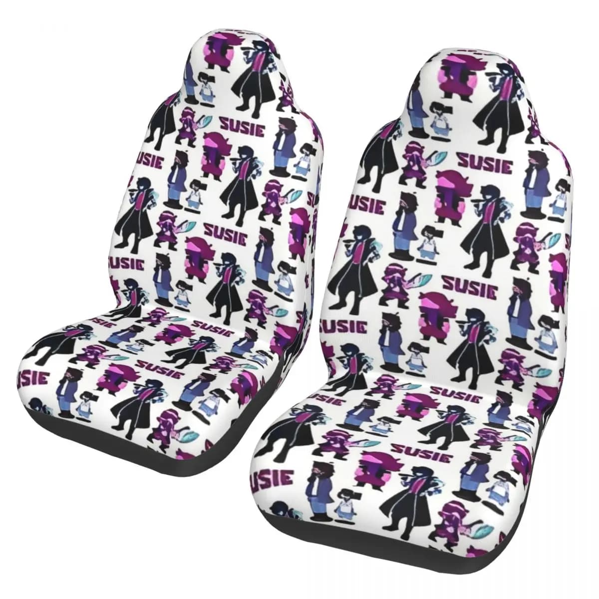 Susie Deltarunes Universal Seat Cover for Car Four Seasons, Theme Video Games, in Polyester, Accessories Car