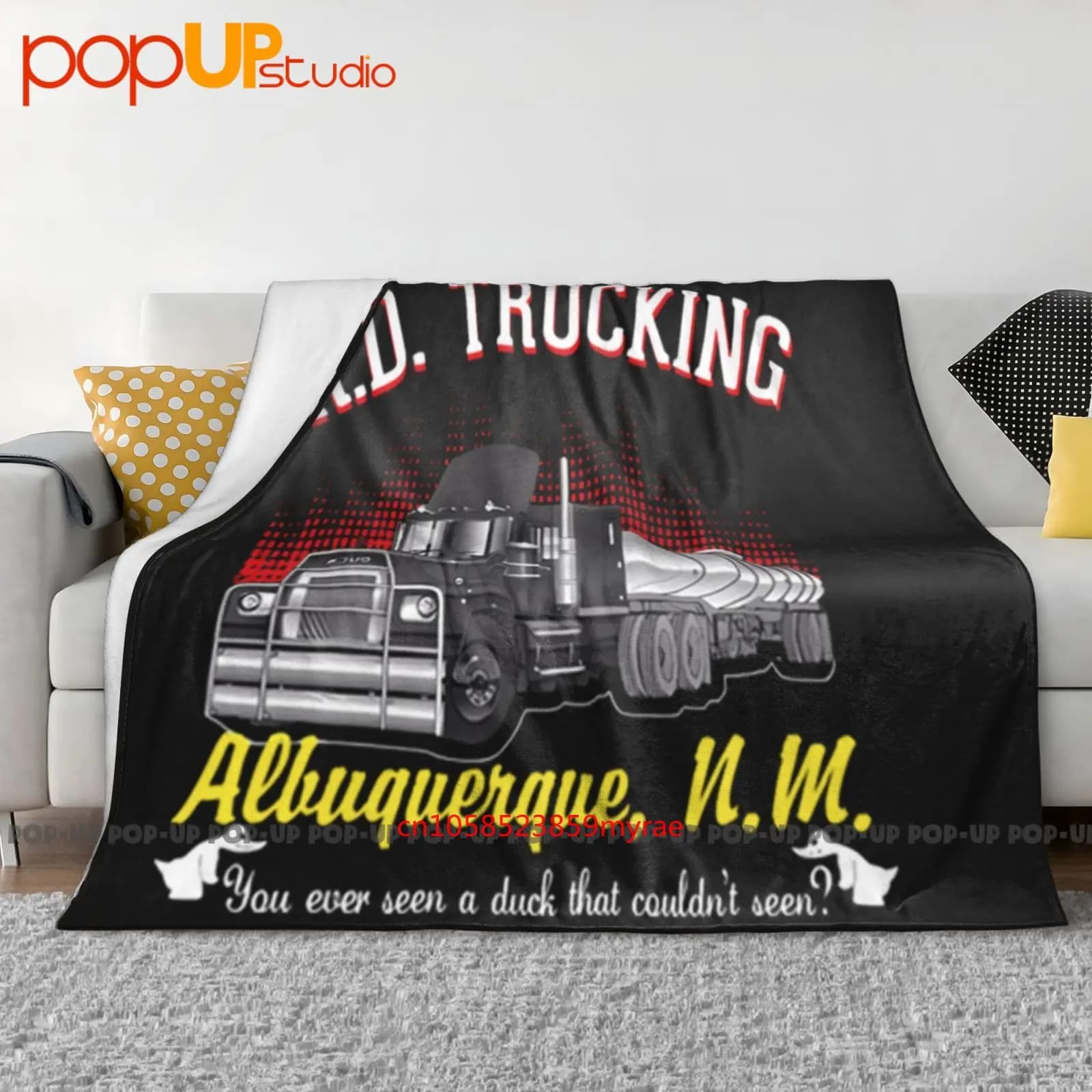 RD Trucking Albuquerque NM Ti sempre viste un'anatra che non potrebbe essere una coperta ultra morbida trapunta invernale Copridivano Copriletto