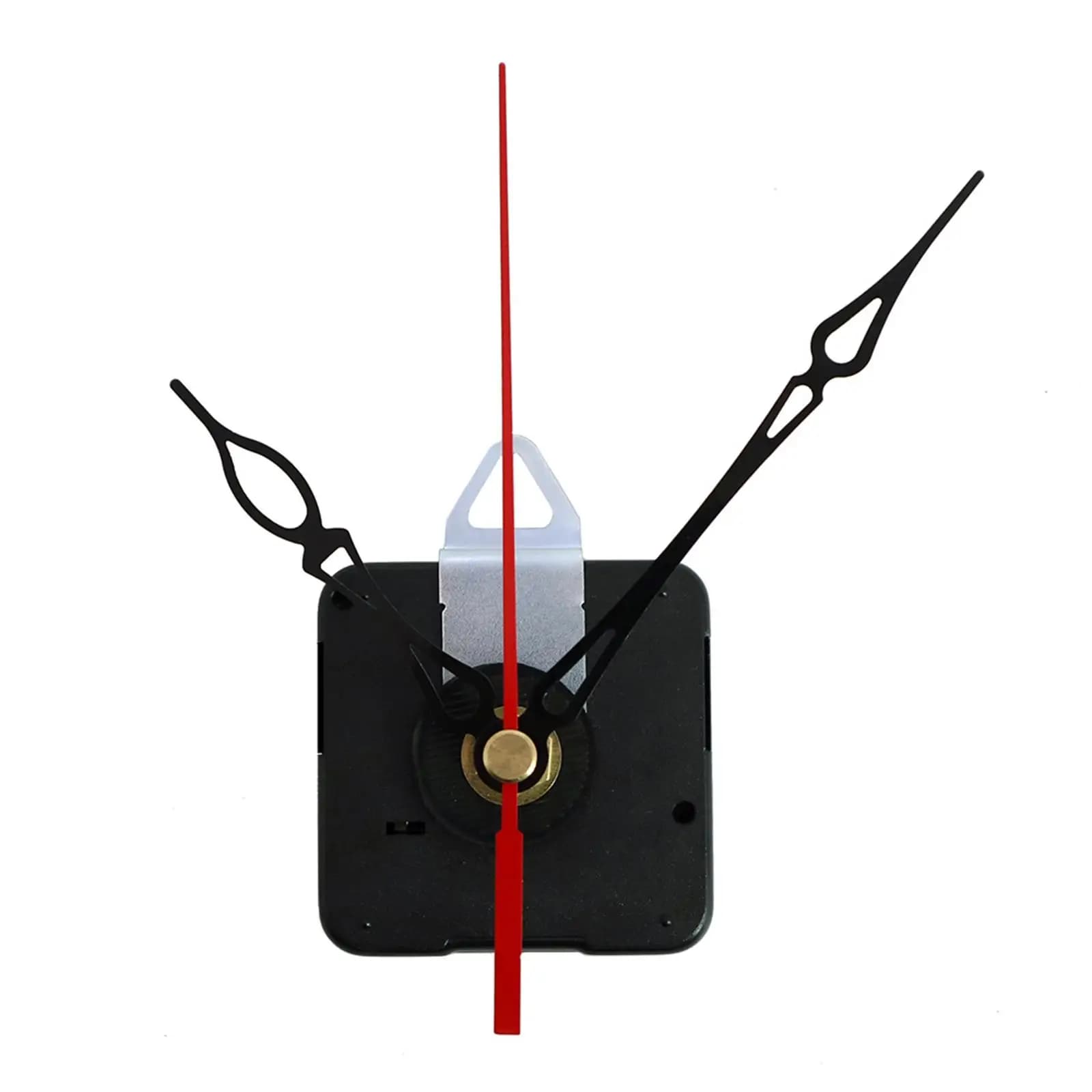 Kit Meccanismo Orologio da Parete Grande con Lancette Metalliche Luminose a Braccio Lungo per Decorazioni Casa e Parti di Ricambio Fai-da-te per Orologi