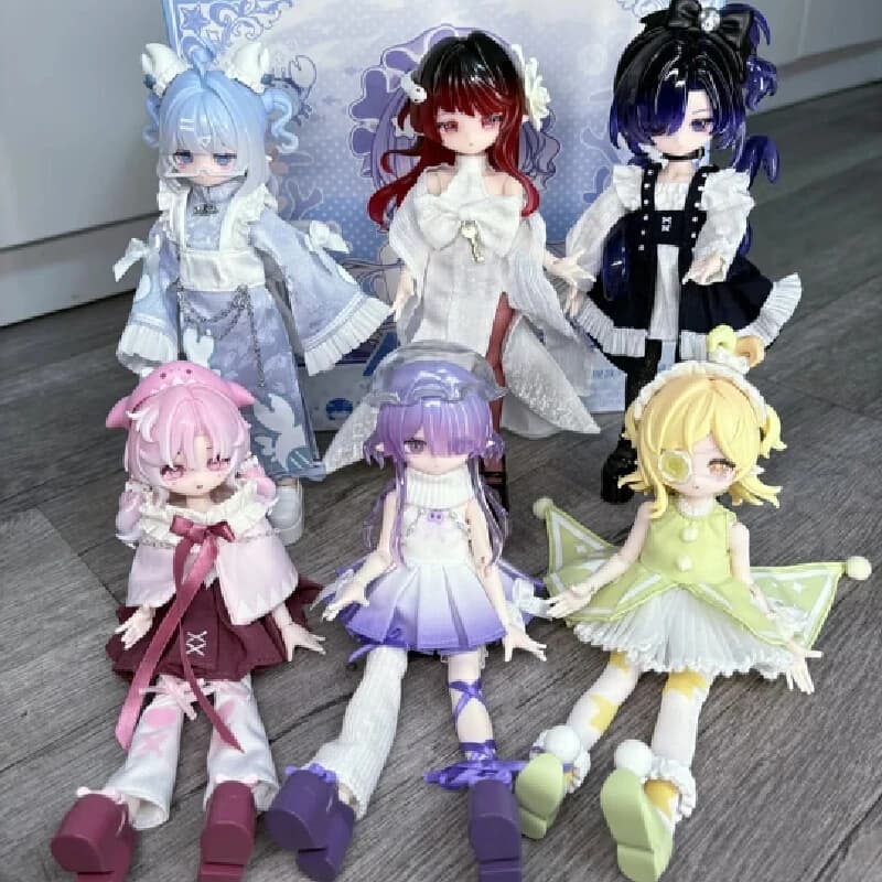 In Magazzino Nuovo Come4 Libero Minty 1/8 Bjd Ocean Gem Series Cieco Scatola Posable Kawaii Squisita Bambola Figurine Ornamento Regali Di Compleanno
