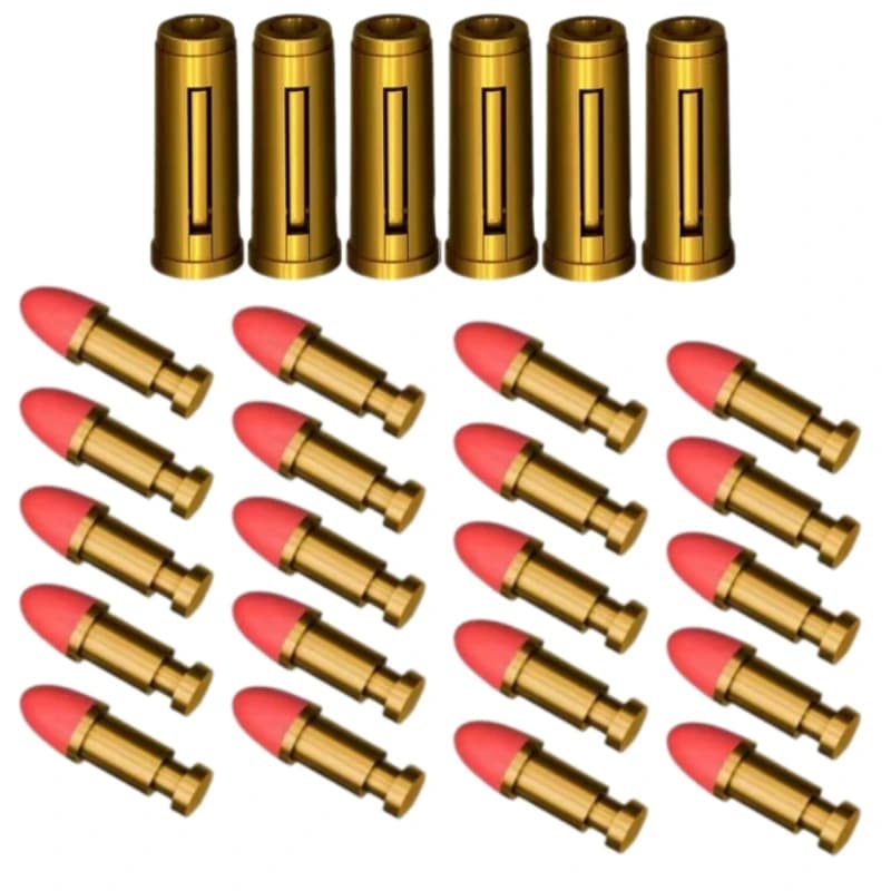 Proiettili Morbidi Compatibili con Pistola Revolver ZP5, 357 Paintballs, Accessorio per Pistola Giocattolo per Adulti e Bambini