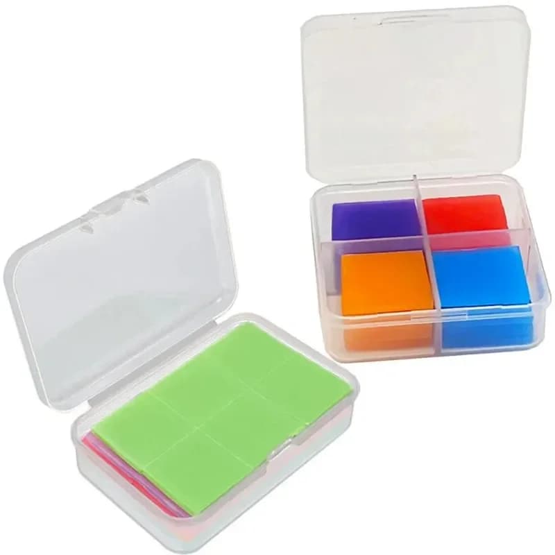 50 Pezzi 5 Colori Colla per Diamond Painting, Argilla per Punto Croce Fai da Te, Contenitore per Diamond Painting, Strumento per Nail Art
