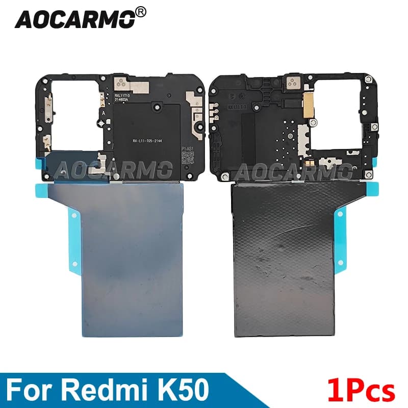 Copertura della scheda madre Aocarmo con modulo NFC Segnale antenna Wifi e sostituzione flessibile della luce flash per Redmi K50 Ultra K60 k60Pro