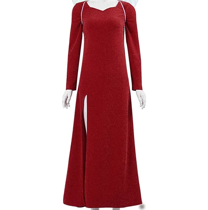 Costume da Fata Madrina di Shrek, Abito Lungo per Halloween con Ali da Fata, Set per Spettacoli Teatrali