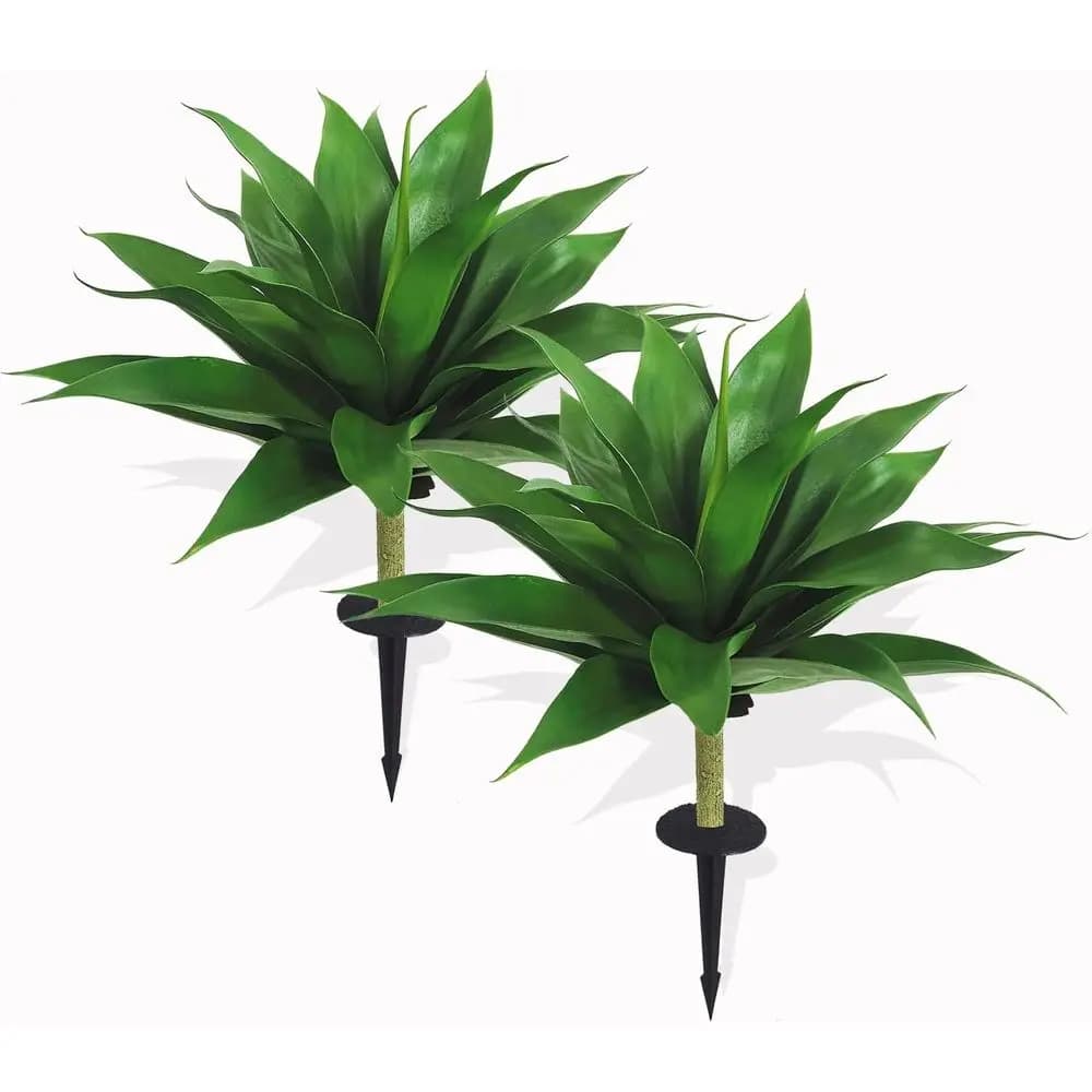 Large Artificial Agave Plants UV Resistant for Interior and Outer Decorations