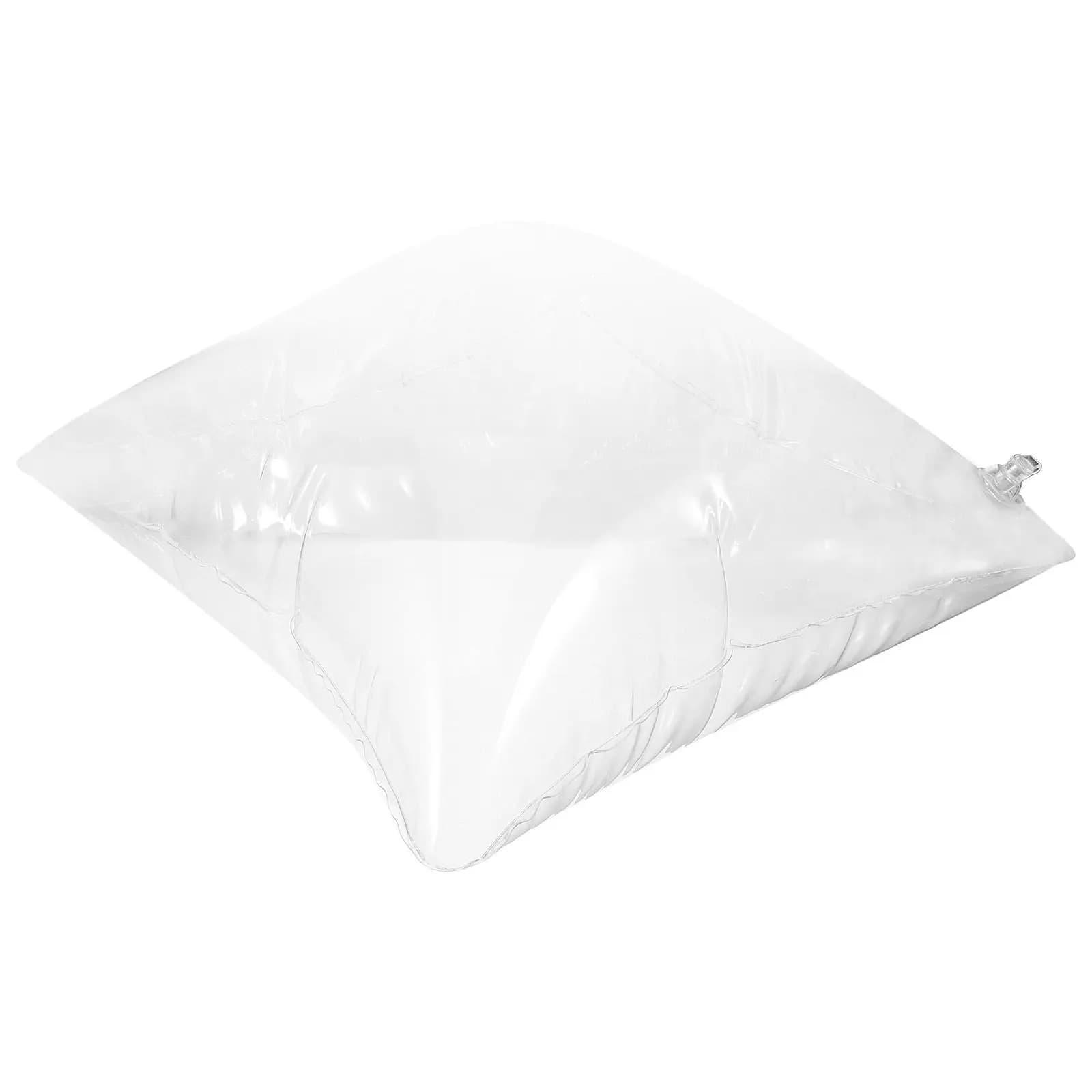 Cuscino Gonfiabile Trasparente per Campeggio, Altezza Regolabile, Cuscino da Esterno Impermeabile, Cuscino da Viaggio Portatile