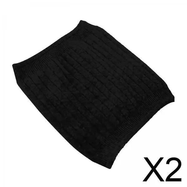 2x cintura riscaldante per lo stomaco addominale, scaldacollo unisex in morbido cashmere