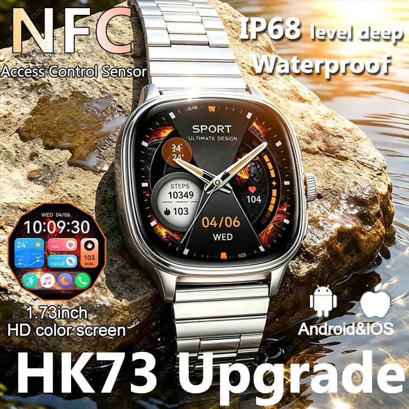 Smartwatch Sportivo alla Moda 2026 con Assistente Vocale, Monitoraggio Frequenza Cardiaca, Oltre 100 Modalità Sportive, Impermeabile, Chiamate BT, Unisex