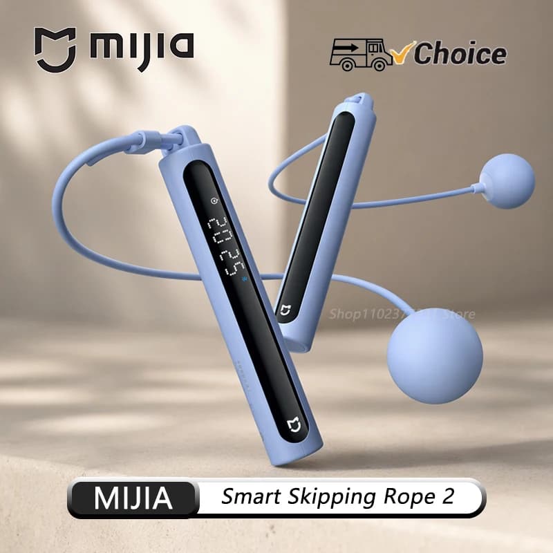 NEW Mijia Smart Skipping Jump Rope 2 Digital Counter Adjustable Calorie Calculation Sport Fitness Exercise Lose Weight CN