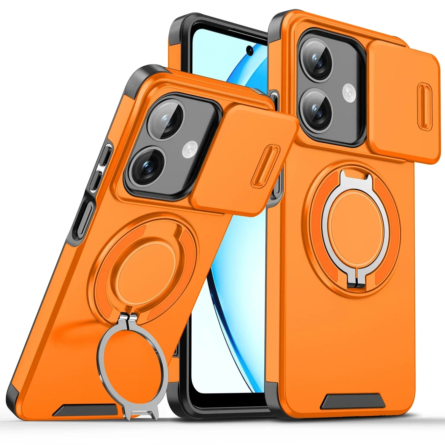 Holder Magnetic Phone Case For Samsung Galaxy S26 Edge S23 Plus S25 FE S21 S24 S22 Ultra Wireless Charge Protection Cover Cases