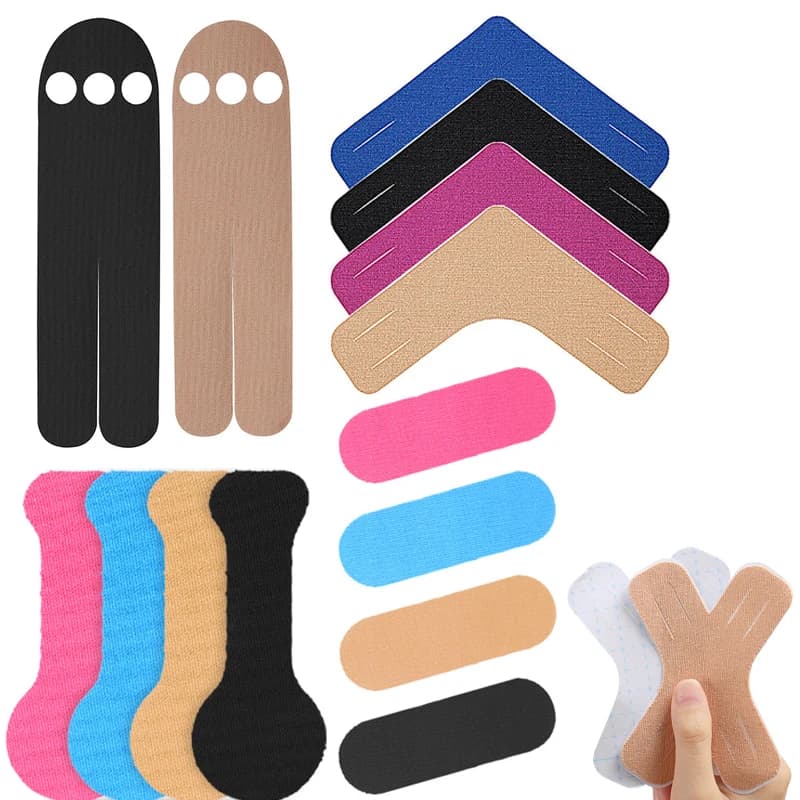 1/2/5/10pcs nastro kinesiologico recupero atletico nastro elastico ginocchiera sollievo dal dolore muscolare ginocchiere supporto per fasciatura Fitness palestra