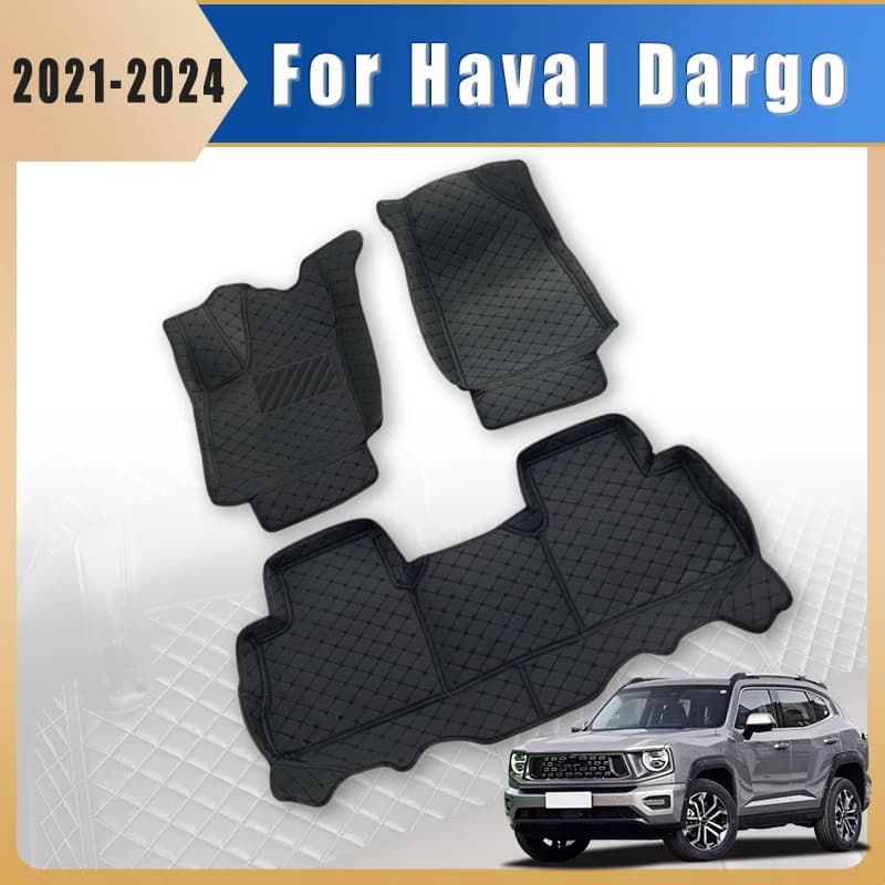 Carpets For Haval Dargo 2021 2022 2023 2024 Auto Parts Car Mats Personalized Interior Accessories Pedal Carpets Waterproof Vehicles