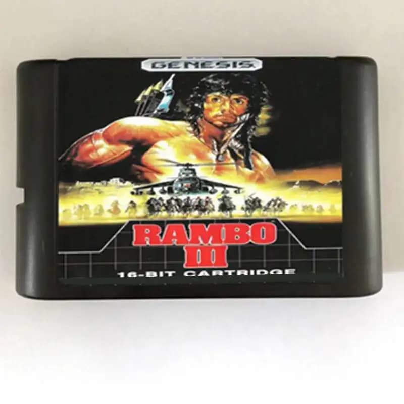 Rambo III Game Card 16bit MD Cart For Sega Mega Drive For Genesis Free Shipping