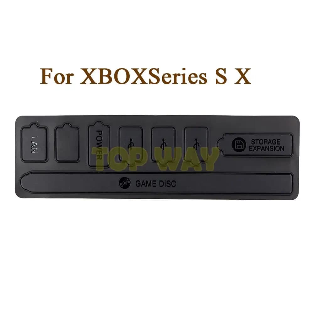 1 set di tappi antipolvere per XboxSeries S Kit tappo jack filtro a rete a prova di tappi in silicone per accessori Xbox Series X