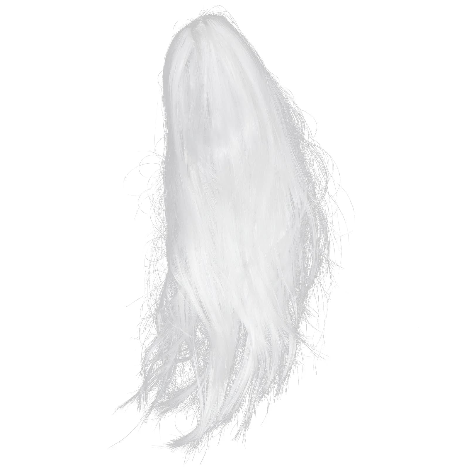 Halloween Ghost Long Synthetic Cosplay for Women Spooky Haunted House Party Costume Prop Ghost Theme Outfit