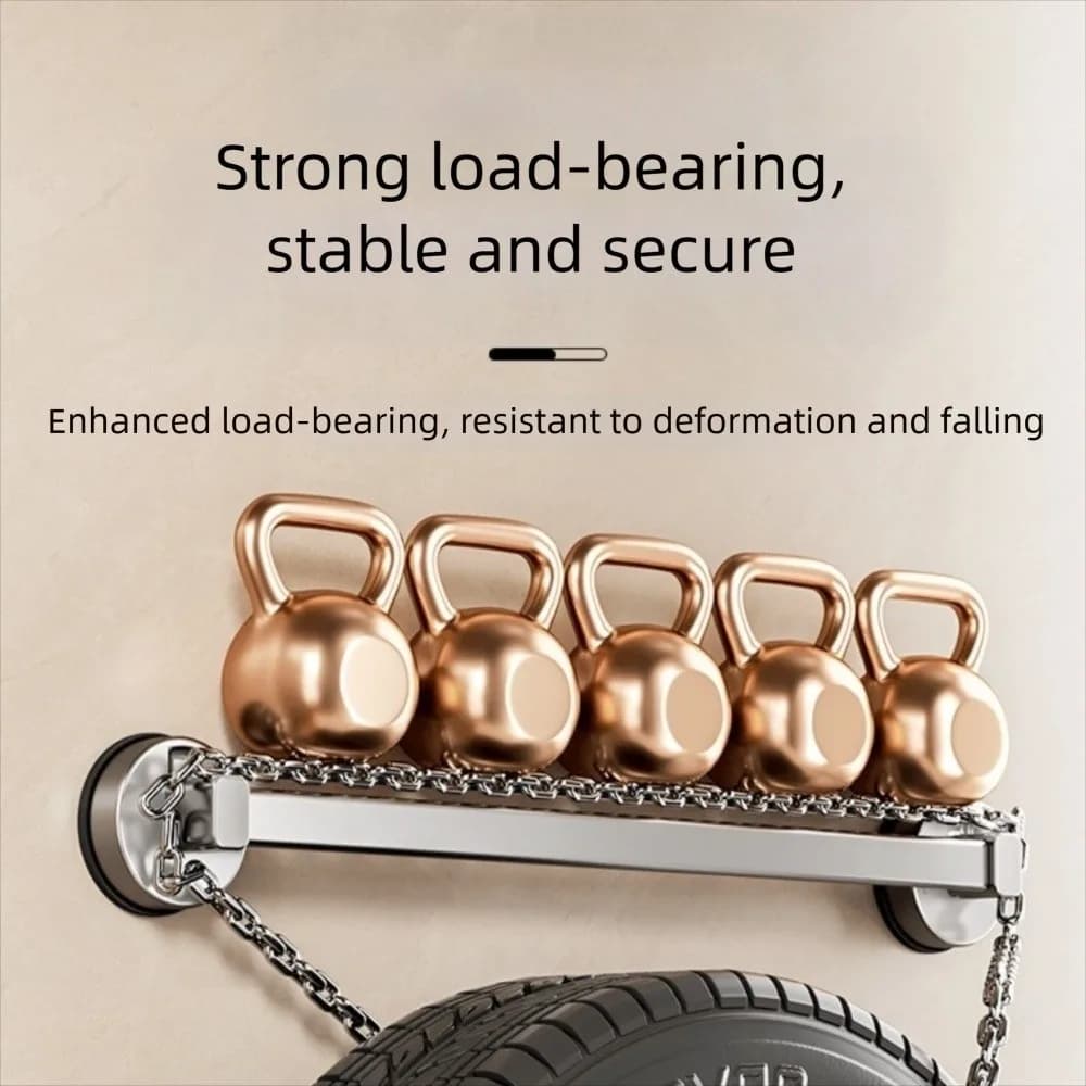 Wall Mounted Suction Cup Towel Pole Single-rod Towel Hanger Bathroom Towel Rack 30/40/50cm Nail Free Installation