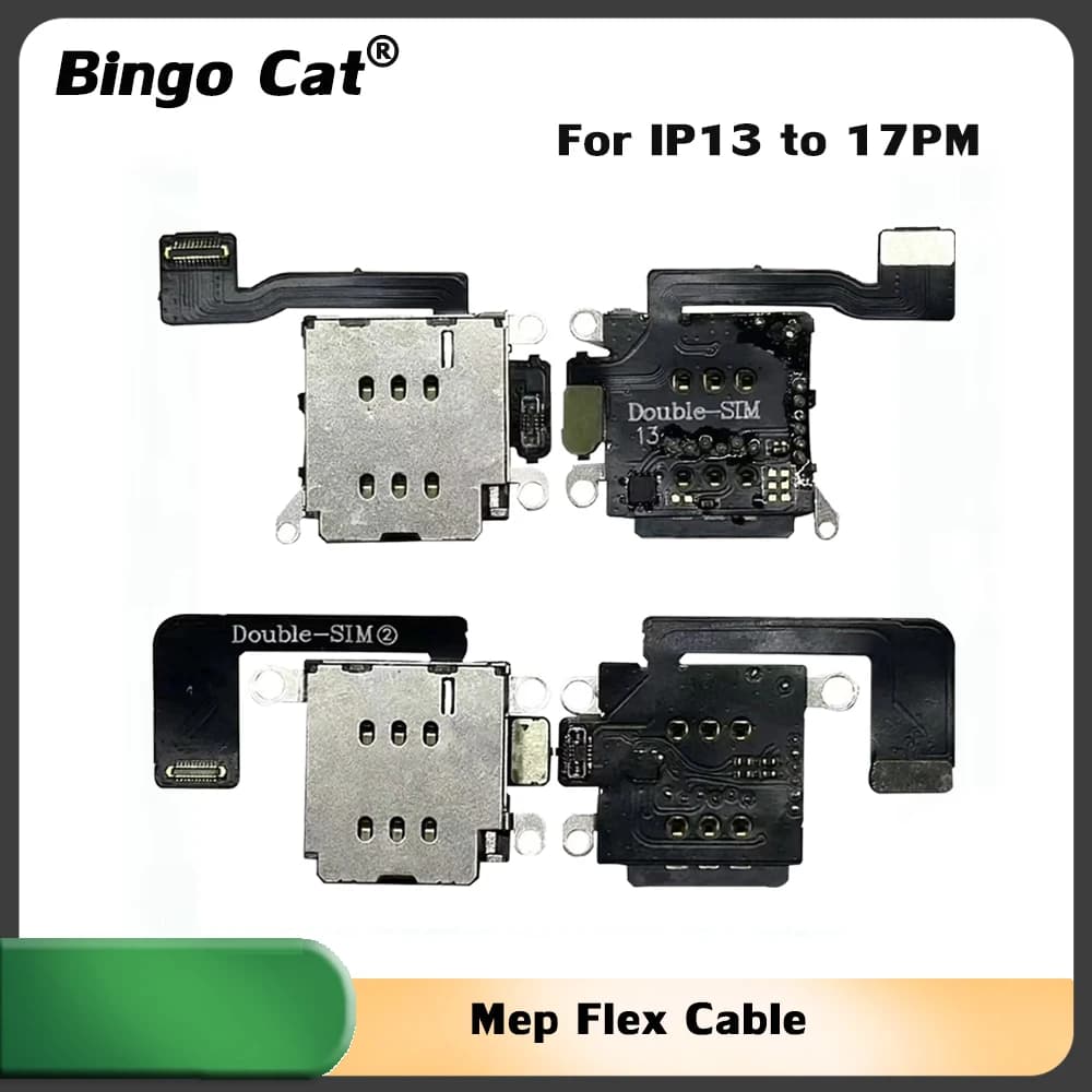 Cavo Flex DB Dual Slot Integrato per iPhone 15 Pro 15 Pro Max, da Dual SIM a Single SIM, da eSIM a SIM, Versione USA