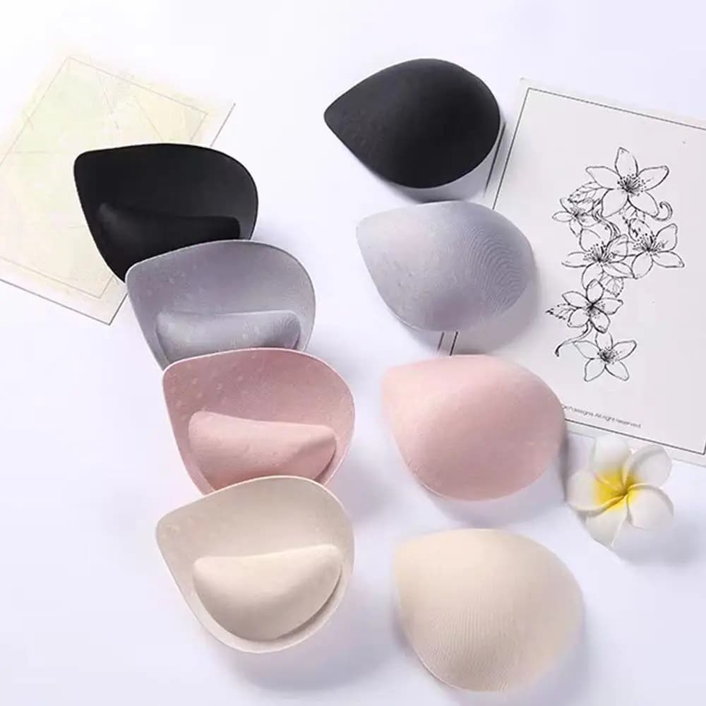 Nuovi cuscinetti per reggiseno extra spessi da 3/6 cm, inserti rimovibili per aumentare il volume del seno, coppe imbottite per costumi da bagno, bikini e intimo.