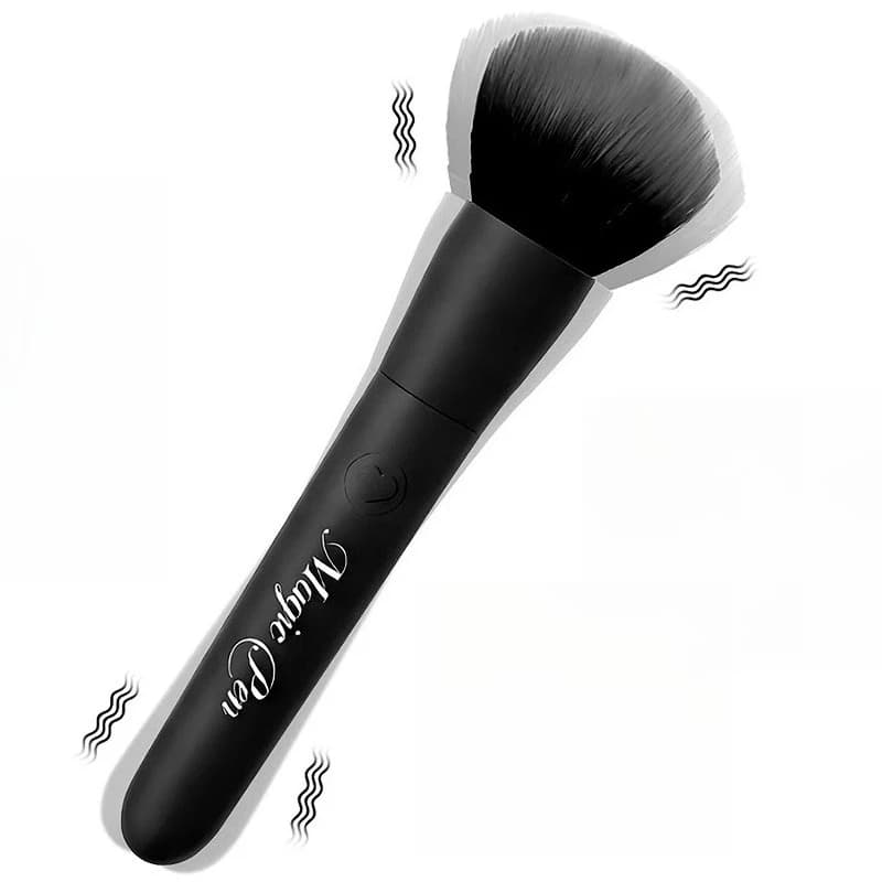 AV Wand Vibrating Makeup Brush Massager G Spot Nipple Clit Stimulator Orgasm Female Dildo Masturbator Adult Sex Toys for Women18