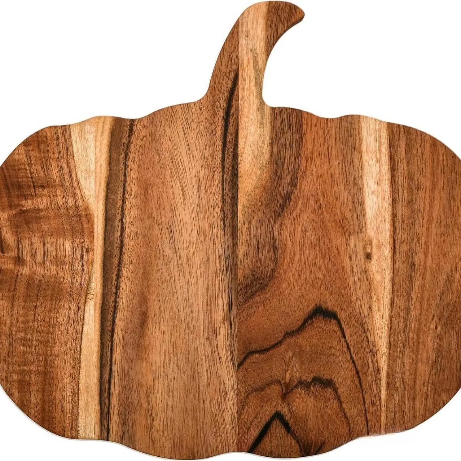 Wooden Chopping Board Large Acacia Cutting Board with Handle Serving Tray for Kitchen Meat Fruit Cheese Bread Housewarming Gift