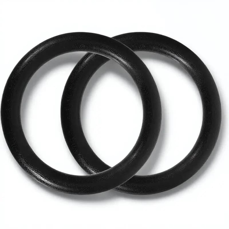 1Pair ABS Fitness Rings Gymnastic Workout Rings for Total Body Muscle Activation Weight Exercises Pull Ups Push Ups Dips Rows