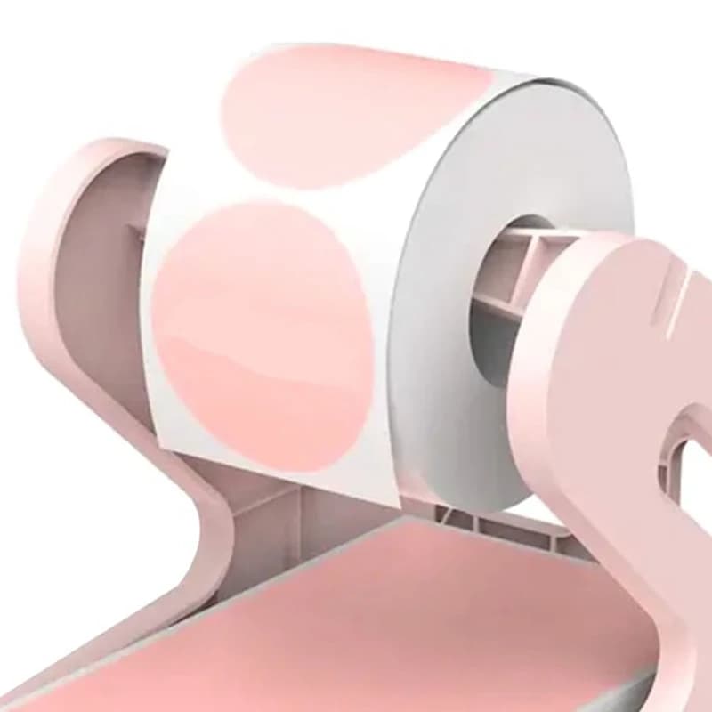 Porta etichette Porta etichette termiche per rotolo e porta etichette pieghevoli per spedizione Accessori per stampante desktop Forniture A-A69M