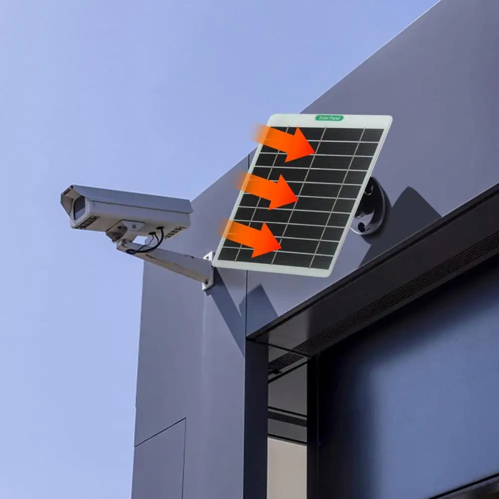 Pannelli solari impermeabili Ip65 con tecnologia solare di terza generazione per campanello video Ring 4/3/3 Plus/2 Design a forma di U per Ring