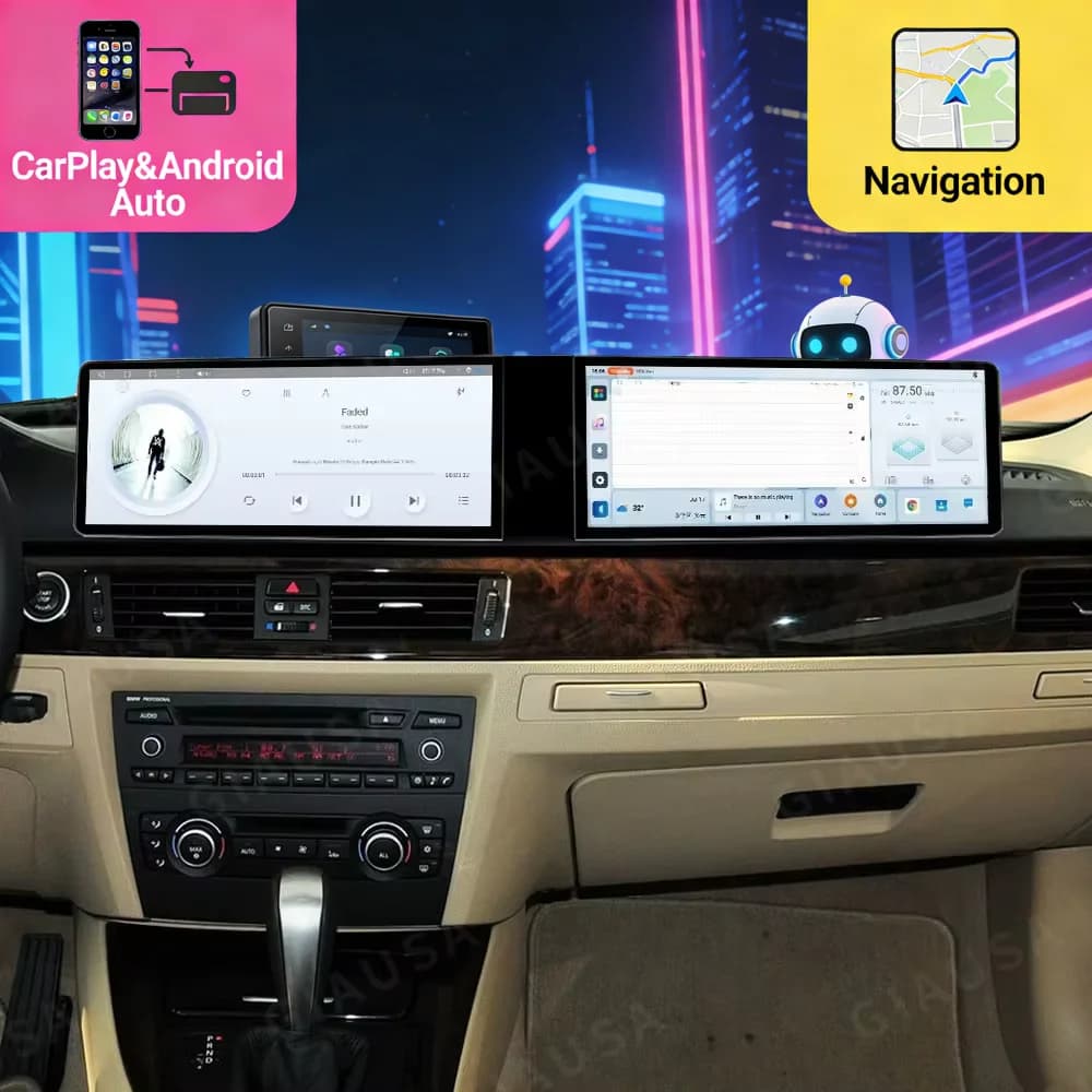 Android Auto Touch Screen Car Radio For BMW 3 Series E92 CIC CCC 2004 2005 -2011 GPS Navigation Multimedia Video Stereo Receiver