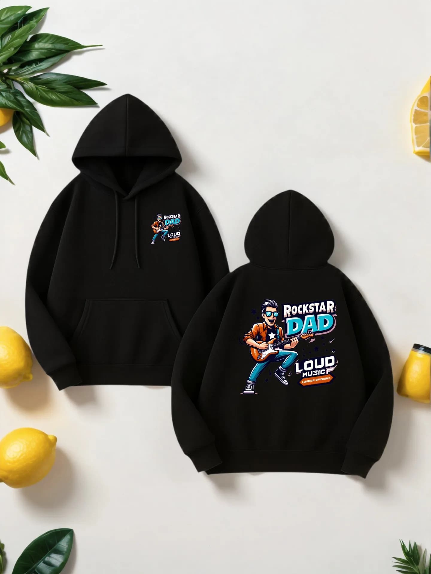 Felpa con cappuccio grafica da uomo, cartone animato - Stampa, stile casual, foderata in pile, da indossare tutti i giorni, per giovani uomini