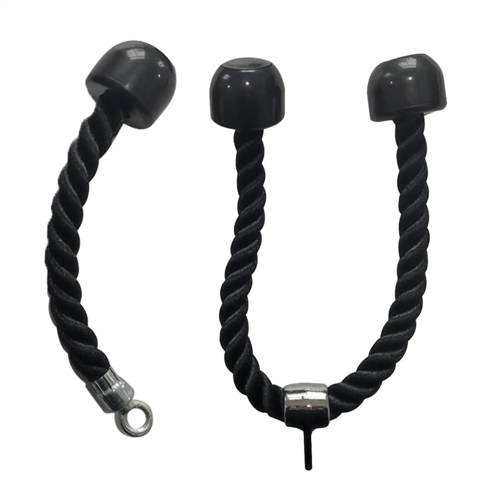 Triceps Rope with Nonslip Handle Pull up Bar for Doorway Cable Machine