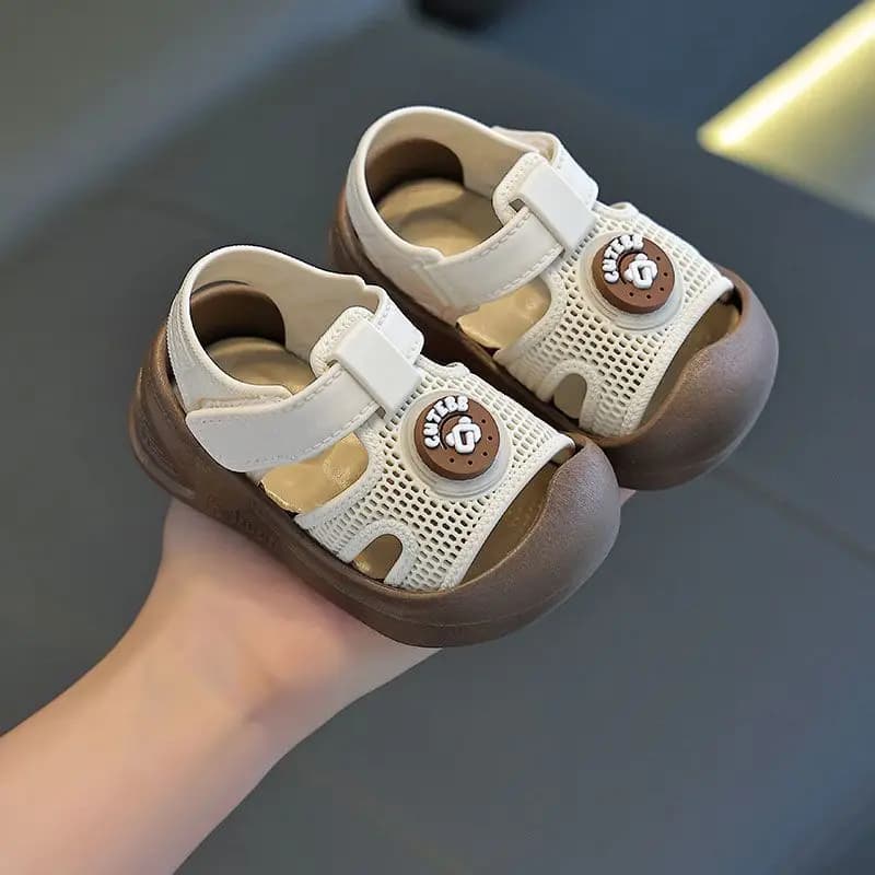 Nuovi Sandali per Bambini 2026, Scarpe da Passeggio per Bambine con Punta Chiusa, Suola Morbida Antiscivolo e Traspirante, Scarpe Estive per Neonati