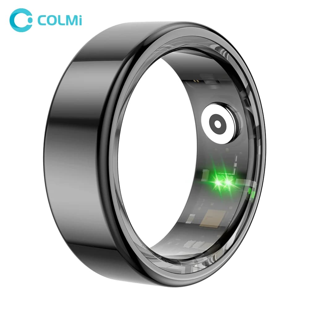 [2024] COLMI R02 Smart Ring Military Grade Titanium Steel Shell Health Monitor Waterproof Multi-sport Mode IP68 and 5ATM