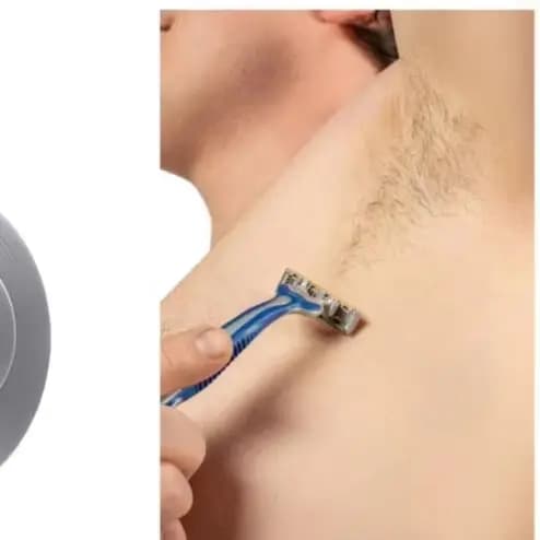 Support for Removable Razor 2 Stainless Steel Parts with Suction Cup, Razor Wall Organizer, Bathroom Towels Removable