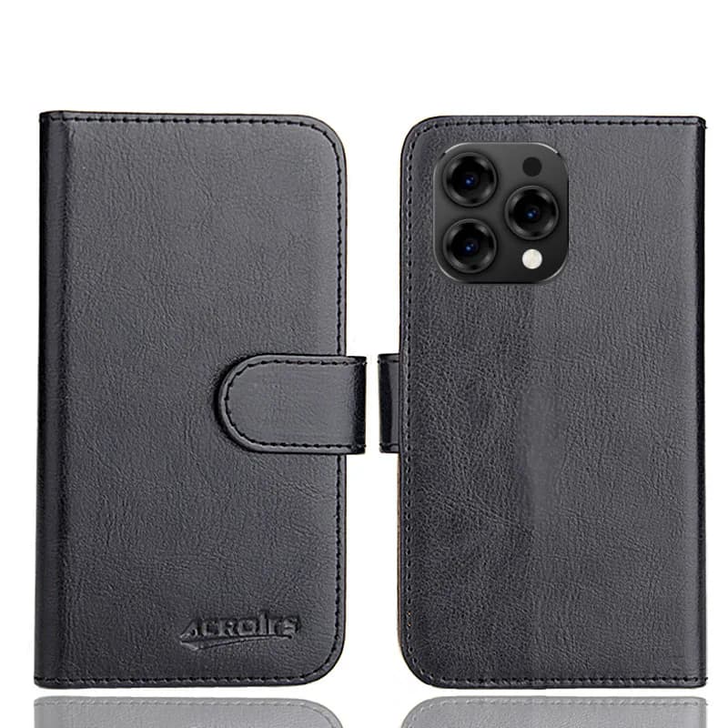 Custodia Doogee N55 Pro da 6,56" 6 colori Flip Moda ultrasottile Personalizza Custodia esclusiva in morbida pelle per telefono Crazy Horse