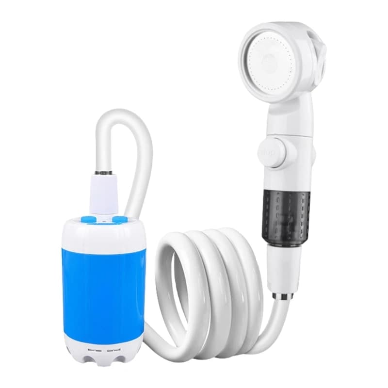 Portable Rechargeable Outdoor Shower Handheld Compact Design Gentle Shower Stream For Dog Bathing Car Washing Flower Watering