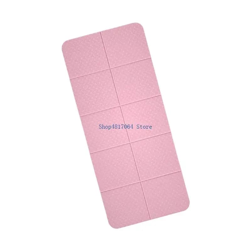T3LB Foldable Yoga Mat Travel Nonslip Portable Gym Mats for Pilates Fitness Exercise