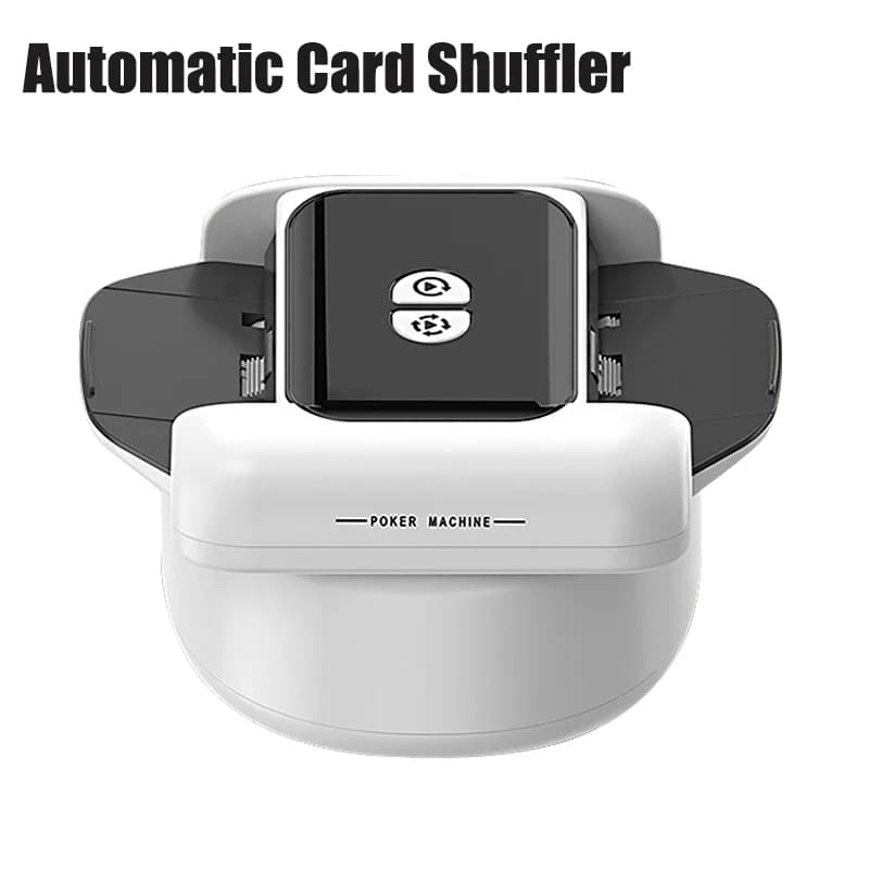 Battitore automatico ricaricabile per carte Battitore elettrico Macchina per giocare a poker Dispositivo per giochi in casa, feste in campeggio