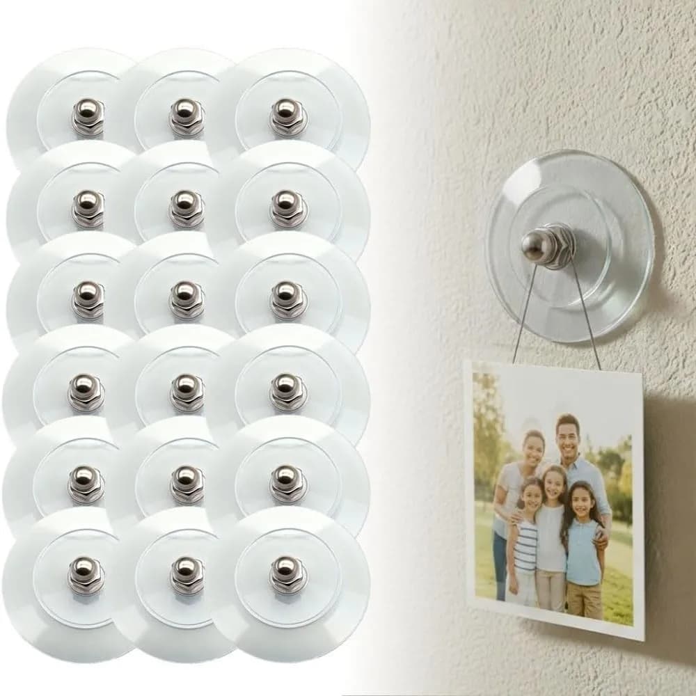 New PVC Suction Cups Hook Drill Free Reusable Vacuum Hooks Adhesive Hooks Kitchen