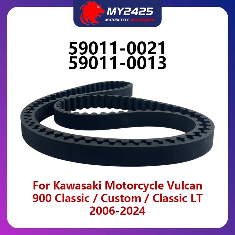 Cinghia di trasmissione per moto Kawasaki Vulcan 900 Classic / Custom / Classic LT 2006-2024 59011-0013 59011-0021