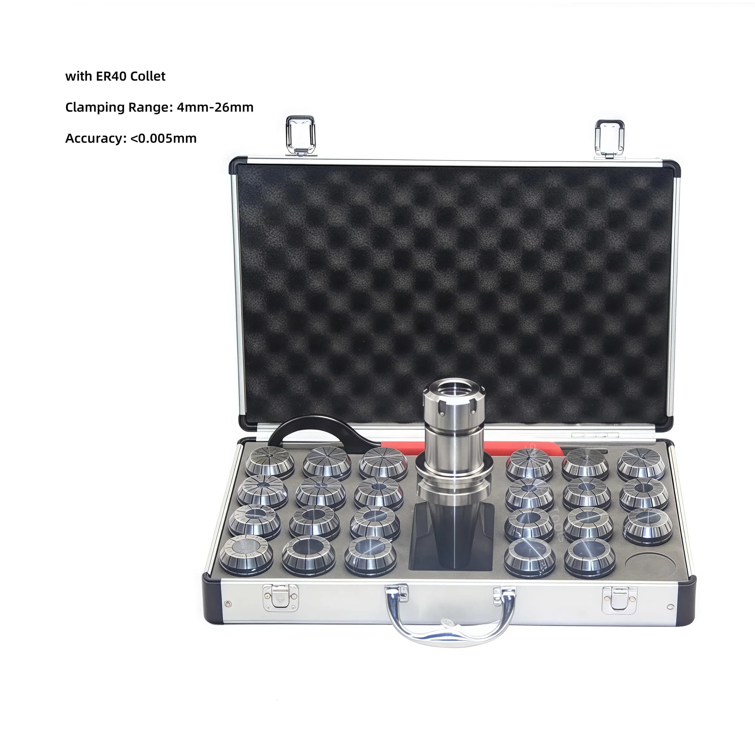 2026 High Quality 23PCS BT40 ER40 Tool Holder Set ER Collet for CNC Milling Machine Tools Accessories
