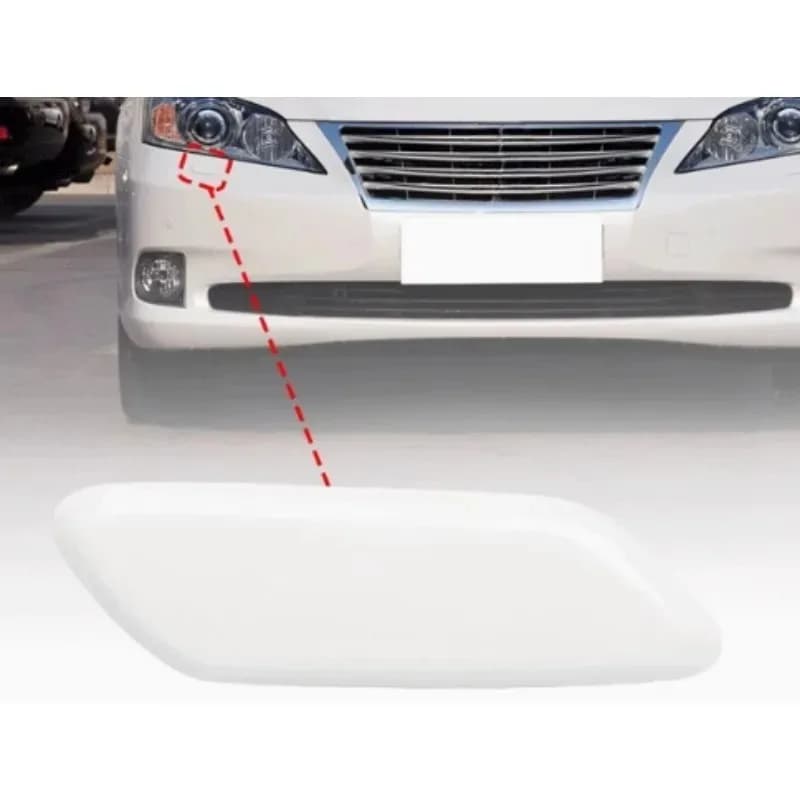 Copertura Spruzzatore Acqua Fari Anteriori per Lexus ES350 ES240 2010 2011 2012 Sinistro Destro Bianco Argento