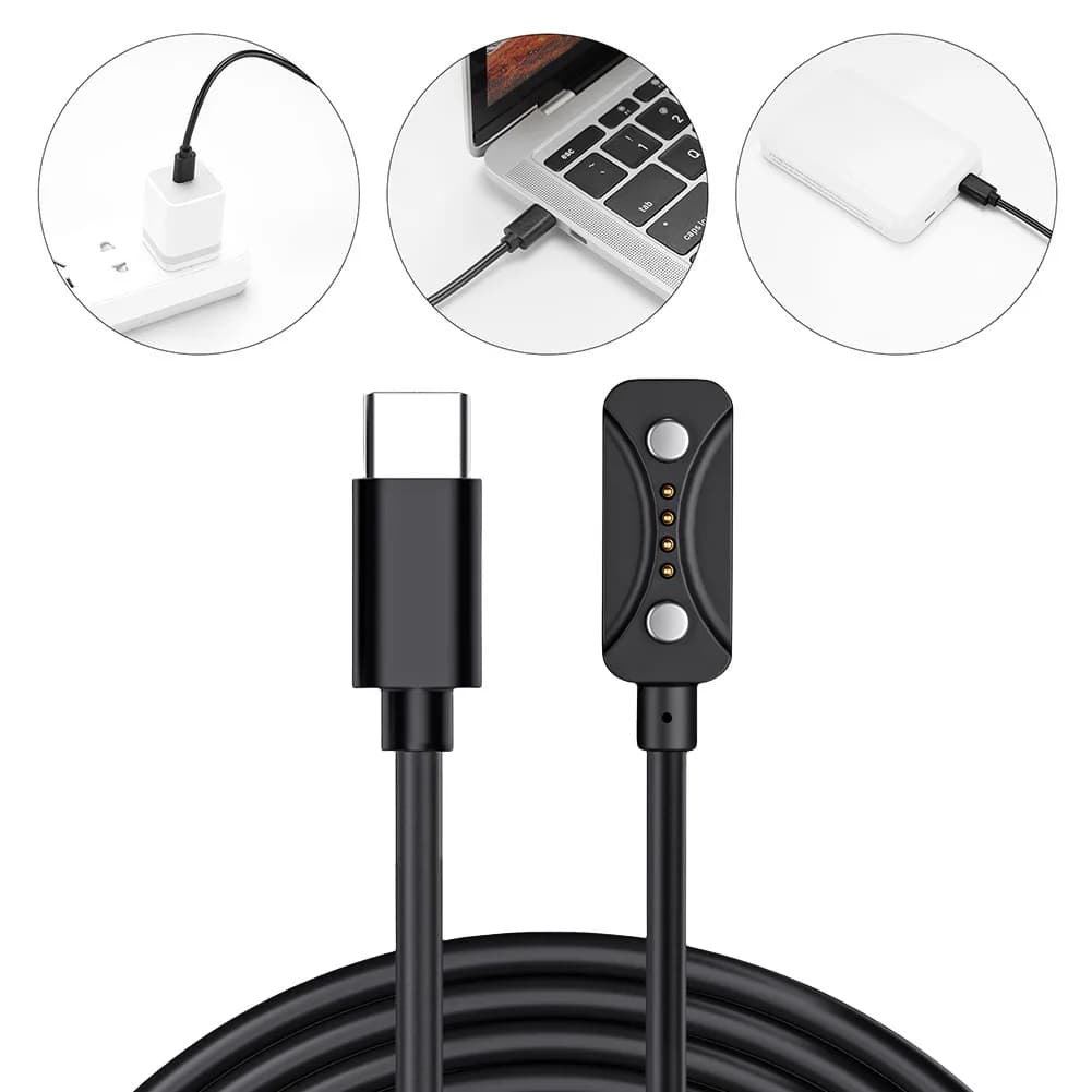 Cavo di ricarica USB C da 1M, adattatore di alimentazione portatile 5V 1A per Polar Vantage M3/Polar Vantage V3, per Polar Pacer/Polar Pacer Pro